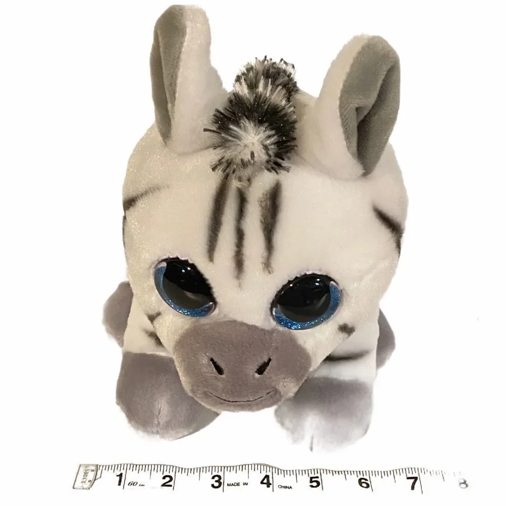 TY Stripes Velvety White‎ Zebra Plus Toy